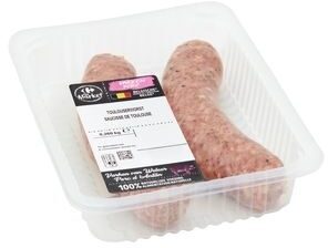 Carrefour The Market Porc Saucisse de Toulouse