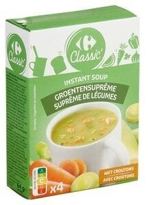 Carrefour Classic' Instant Soup Supreme Légumes avec Croûtons