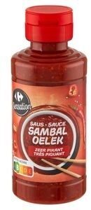 Carrefour Sensation Sauce Sambal Oelek Très Piquant