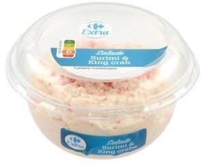 Carrefour Extra Salade Surimi & King Crab
