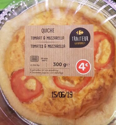 Carrefour The Market Traiteur Gourmet Quiche Tomate & Mozzarella