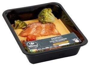 Carrefour The Market Filet de Saumon Sauce Choron & Brocoli