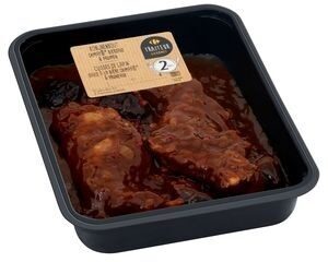 Carrefour Traiteur Gourmet Cuisses de Lapin Bière Chimay Pruneaux