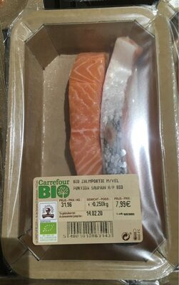 Filet de Saumon Bio, avec Peau