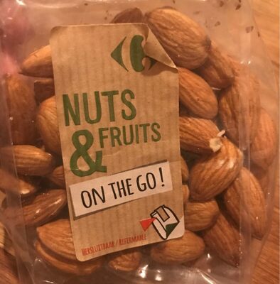Carrefour Nuts & Fruits On The Go ! Amandes Décortiquées