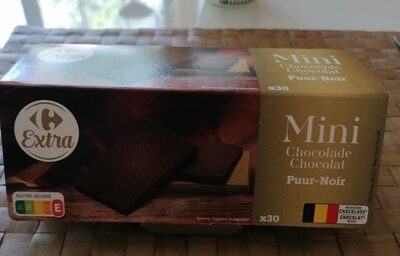 Carrefour Extra Mini Chocolat Noir 30 Pièces
