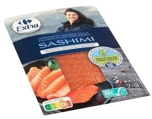 Filière Qualité Carrefour Extra Saumon Fumé Norvégien Sashimi
