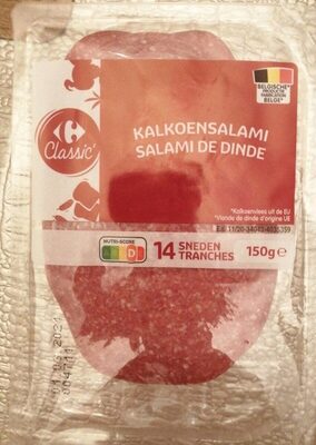 Carrefour Classic' Salami de Dinde 14 Tranches