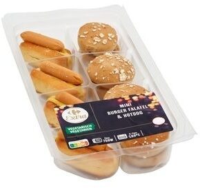 Carrefour Extra Mini Burger Falafel & Hotdog