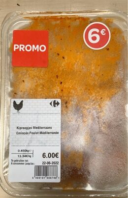 Carrefour Emincés Poulet Curry-Coco