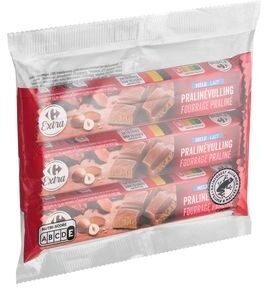 Carrefour Extra Lait Fourrage Praliné