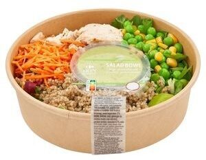 Car salade bowl poulet guacamole