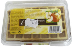 Car mini gaufres aux pommes raisins