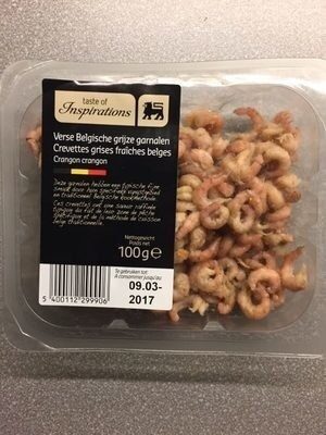 Crevettes grises fraiches belges