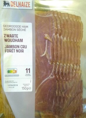 Jambon cru forêt noir