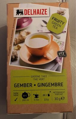 Thé vert gingembre - Groene thee gember