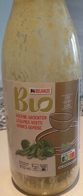 Soupe légumes verts bio