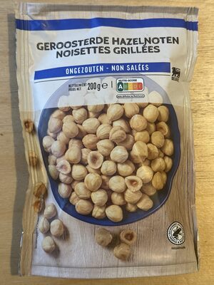 Noisettes grillées non salées
