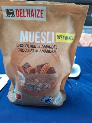Delhaize muesli chocolat et amandes