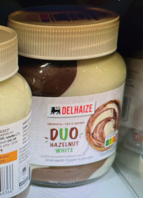 Pâte à tartiner duo hazelnut white