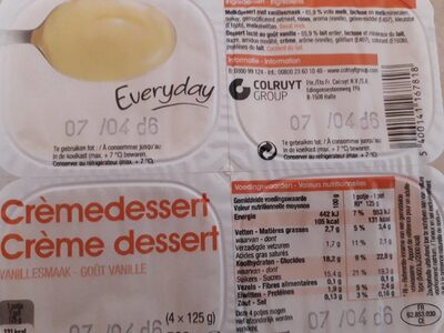 Crème dessert - Goût vanille