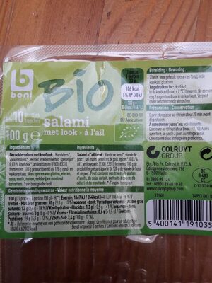 Salami à l'ail Bio