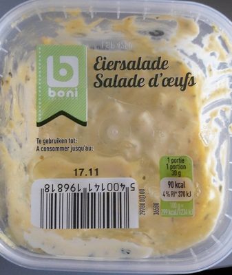 Salade d'œufs