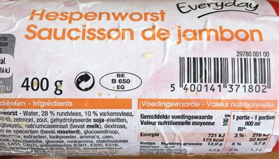Saucisson de jambon