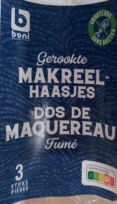 Dos de maquereaux fumé