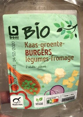 Burger légumes-fromage