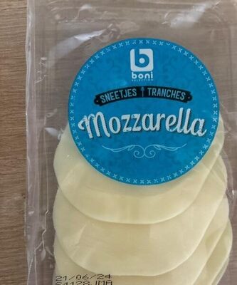 Mozzarella tranches