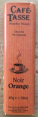 Cafè Tasse, Noir Orange, 54%, 45g