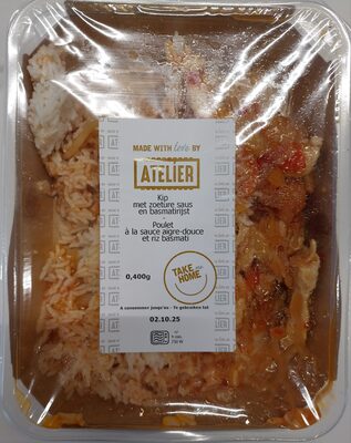 Poulet à la sauce aigre-douce et riz basmati