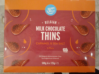 Belgian milk chocolate thins