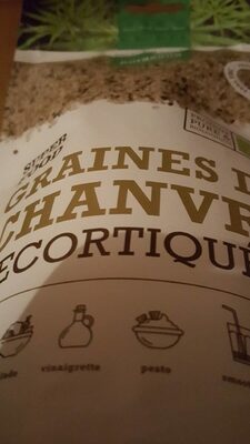 Graines de chanvre décortiquées
