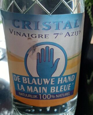 Vinaigre La Main Bleue Cristal 75cl Acidité 7°