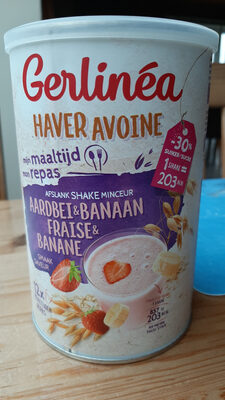 Gerlinéa Shake à L'avoine Saveur Fraise-banane