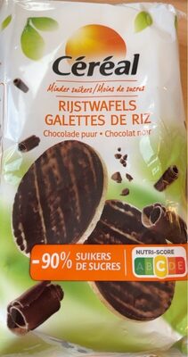 Galettes de riz chocolat noir