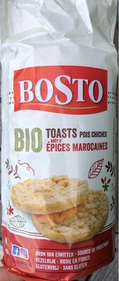Bio toasts pois chiches goût d’épices marocaines