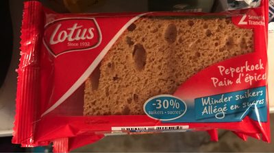 Pain d’épices allégé en sucre