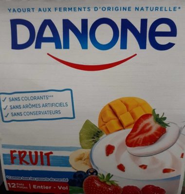 Yaourt aux ferments d'origine naturelle Fruit