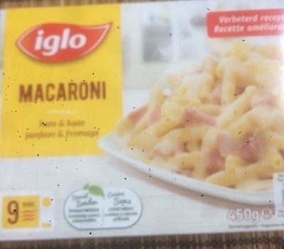 Macaronis jambon fromage