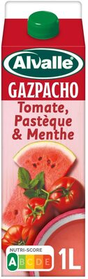 Gazpacho tomate, pastèque & menthe
