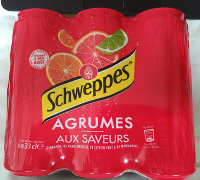CAN 6X33CL SCHWEPPES AGRUMES
