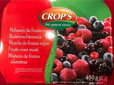 FRUTAS ROJAS DEL BOSQUE CONGELADAS 450 GR. (CROP'S)