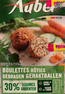 Boulettes roties 30% legumes