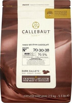 Finest Belgian Chocolate 70% Extra Bitter Callets