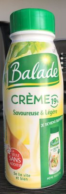 Crème savoureuse et légère 19%