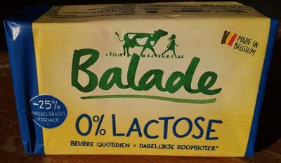 Beurre quotidien 0% lactose