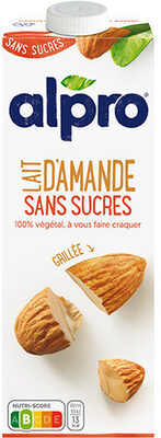 lait d'amande grillée sans sucre